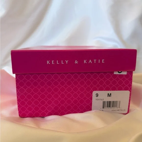 Kelly & Katie gold metallic boots 9M - Picture 1 of 3